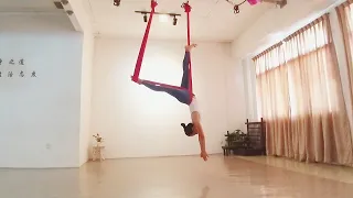 Aerial yoga aerial dance 空中瑜伽 空瑜舞韵 基础串连 ~后翻跳水式