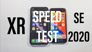 Iphone XR vs Iphone SE 2020 Speed Test