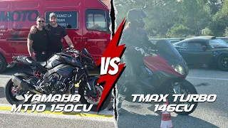 MT10 VS TMAX Turbo 146cv