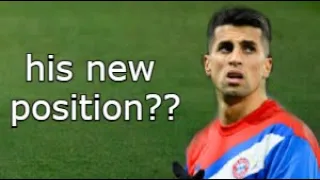 João Cancelo played Right Winger for Bayern Munich...