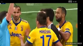Penalty!!!  real Madrid vs juventus 1-3 red card buffon champion league 2018