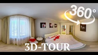 Apartment 360° Virtual Tour / Интерактивное видео 360°, квартира, 42 м², ул. Свиридова, д.28, Липецк