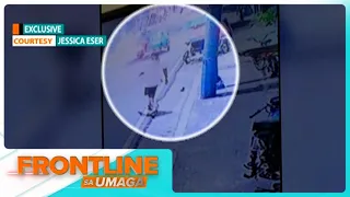 Pagtangay ng 3 lalaki sa isang motorsiklo sa Maynila, sapul sa CCTV I Frontline Sa Umaga