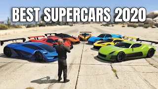 GTA 5 ONLINE - Which is Best Supercars | Drag Race, Speed, Lap Time!