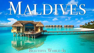 Maldives 4K Paradise Relaxation Film - Relaxing Piano Music - Travel Nature