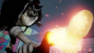 One Piece Pirate Warriors 4 Sanji defeats Jabra with the Diable Jambe Flambage Shot