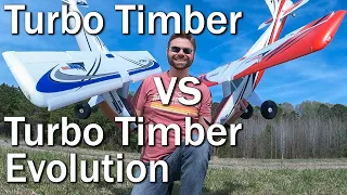 RC Plane Showdown: Turbo Timber vs Turbo Timber Evolution