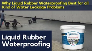 Best Water Proofing Material in India for Roof, Toilet, Balcony, Bathroom, Terrace - Liquid Rubber