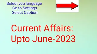 Current Affairs upto June - 2023 |#gk #currentaffairs