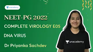 NEET PG | DNA Virus | Complete Virology E03 | Dr Priyanka Sachdev