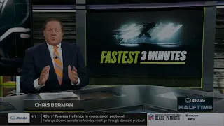 Chris Berman Fastest 3 Minutes | ESPN MNF 2022 Week 6 | BRONCOS vs CHARGERS