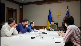 Президент Володимир Зеленський поспілкувався з українськими журналістами.
