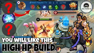 HIGH HP AND HIGH DAMAGE BUILD! 🔥 GATOTKACA GAMEPLAY | MLBB