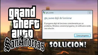 GTA SA DEJÓ DE FUNCIONAR O FALTAN ARCHIVOS DLL! - Solución