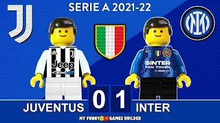 Juventus Inter 0-1 • Serie A 2022 Gol e Sintesi Juve Inter • All Goals & Highlights Lego Football