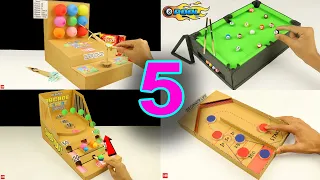 5 Amazing Cardboard Games Compilation