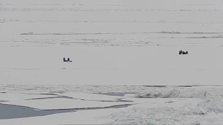 Экстрим по Турухански.Енисей толкнуло..