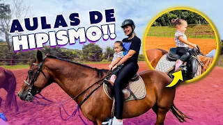 FIZEMOS AULA DE HIPISMO JUNTAS!!