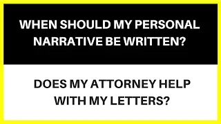 When Should I Write My Narrative?