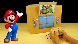 How to Make Amazing SUPER MARIO GamePlay from Cardboard - Amazing Game from Cardboard