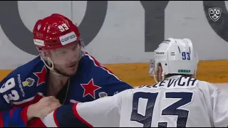 KHL Fight: Sergeyev VS Belevich