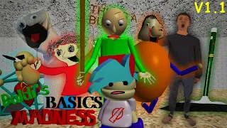 Baldi's Basics Madness V1.1 Update Full Week [FNF Mod/HARD]