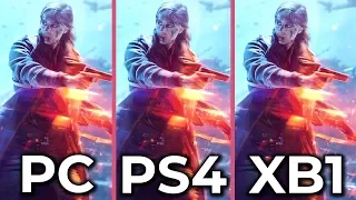 Battlefield 5 – PC vs. PS4 vs. Xbox One Frame Rate Test & Graphics Comparison Open Beta