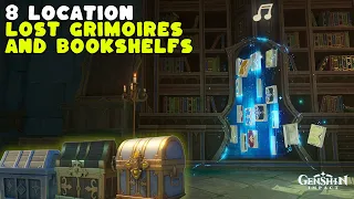 All 8 Lost Grimoire and Bookshelf Locations - Genshin Impact