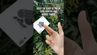 HOW TO FLICK A CARD // 1 CARD FLOURISH TUTORIAL