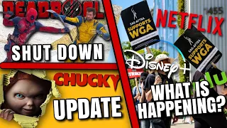 Hollywood Actor Strike Breakdown, Deadpool 3 Shut Down, Chucky Update & MORE!!