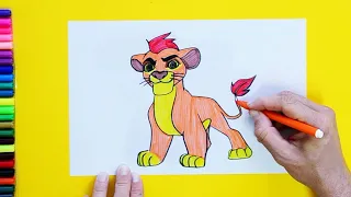 How to draw Kion (The Lion Guard)