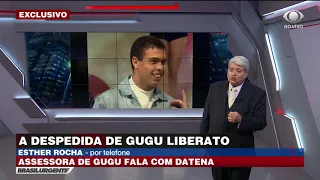 Assessora de Gugu fala com Datena