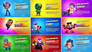 All 58 Brawler Unlock Animations | Otis, Penny Remodel & More