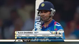 Rohit Sharma 209 (158) vs Australia 7th ODI 2013 Bangalore (Extended Highlights)