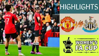 Man United vs Newcastle Women's FA Cup Highlights | | 4Th Round