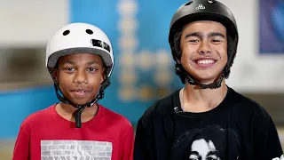 12 YEAR OLD VS 13 YEAR OLD GAME OF SKATE