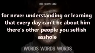 Bo Burnham - Art is Dead with Lyrics!