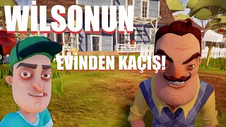 Wilson'un Evinden Kaçış! | Hello Neighbor Tam Sürüm #3