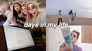 VLOGS | skincare, lots of working, friends & more