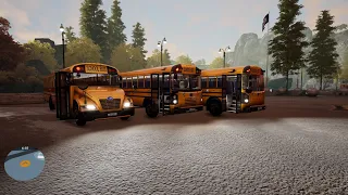 Bus simulator 21 School bus DLC has finally release 3 Bluebird Bus #PS5 #BS21