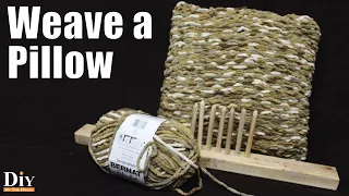 Weave a Pillow Using a Peg Loom  | Creative Pillow Idea