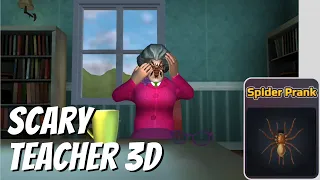Guruku Kena PRANK,Serangan Laba-Laba‼️Scary Teacher 3D-SPIDER PRANK‼️