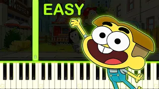 BIG CITY GREENS - EASY Piano Tutorial