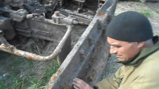 Подъём танка в Воронежской области.