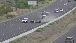 Troopers use PIT maneuver to end chase on Arizona freeway
