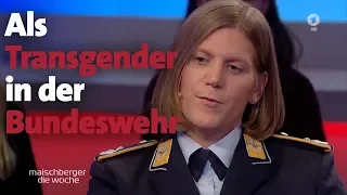 Erste transsexuelle Bundeswehr-Kommandeurin: Anastasia Biefang bei maischberger. die woche