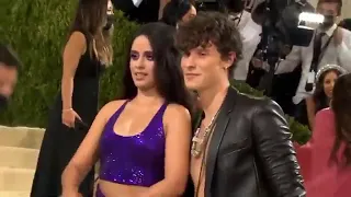 Shawn Mendes and Camila Cabello at the Met Gala 2021 #shorts #camilacabello #shawnmendes