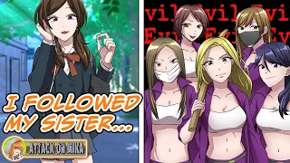 My little sister ran away so I followed her... She was with the girls gang leader… [Manga Dub]