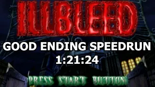 Illbleed Good Ending Speedrun in 1:21:24