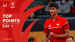 Top Points of Day 1 | ITTF Mixed Team World Cup 2023